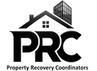 Logo of Property Recovery Coordinators with a house and building icon on a white background